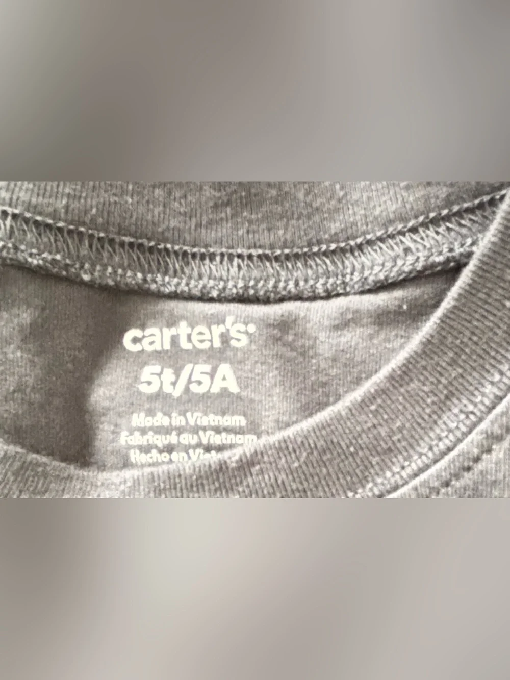 CARTER’S LONG SLEEVE TEE SHIRTS, size 5t